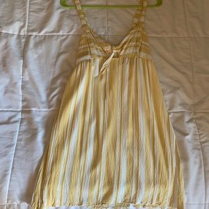 striped flowy summer dress